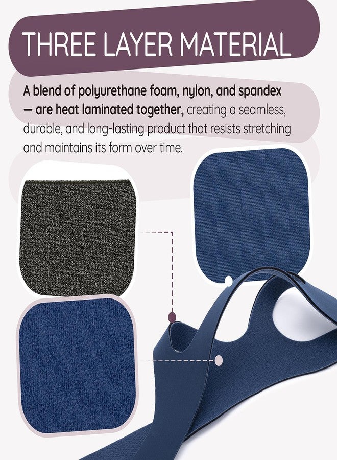 Ximoon Quattro Air CPAP Headgear Strap Compatible with Resmed Mirage Quattro Frame Full Face Mask Adjustable C Pap Headband Replacement for Mirage - Medium/Standard - Image 4